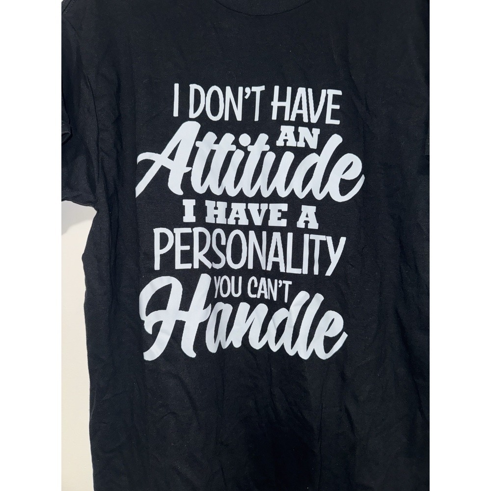 Gildan Heavy Cotton T-Shirt Women's Fun Letter Printing Tee Cool Girl Top Size L - Picture 9 of 10